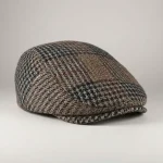 Casquette plate laine et polyester style rétro - Vue 1 - casquette plate