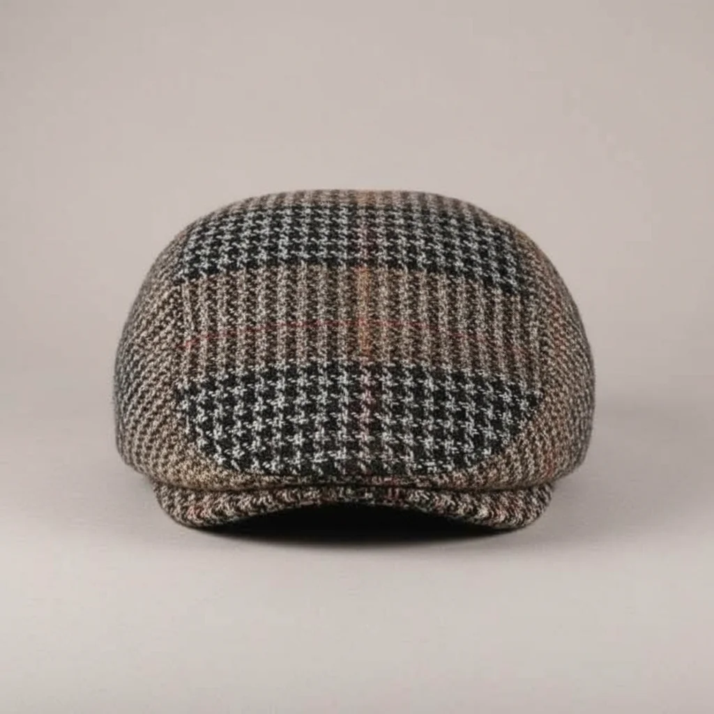 Casquette plate laine et polyester style rétro - Vue 5 - casquette plate