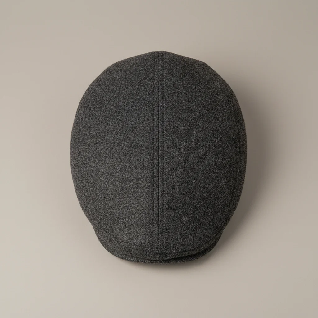 Casquette plate laine et polyester unisexe - Vue 3 - casquette plate