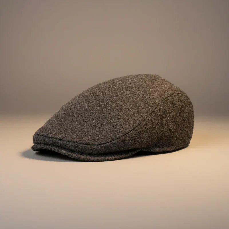 Casquette plate laine et polyester unisexe - Vue 6 - casquette plate