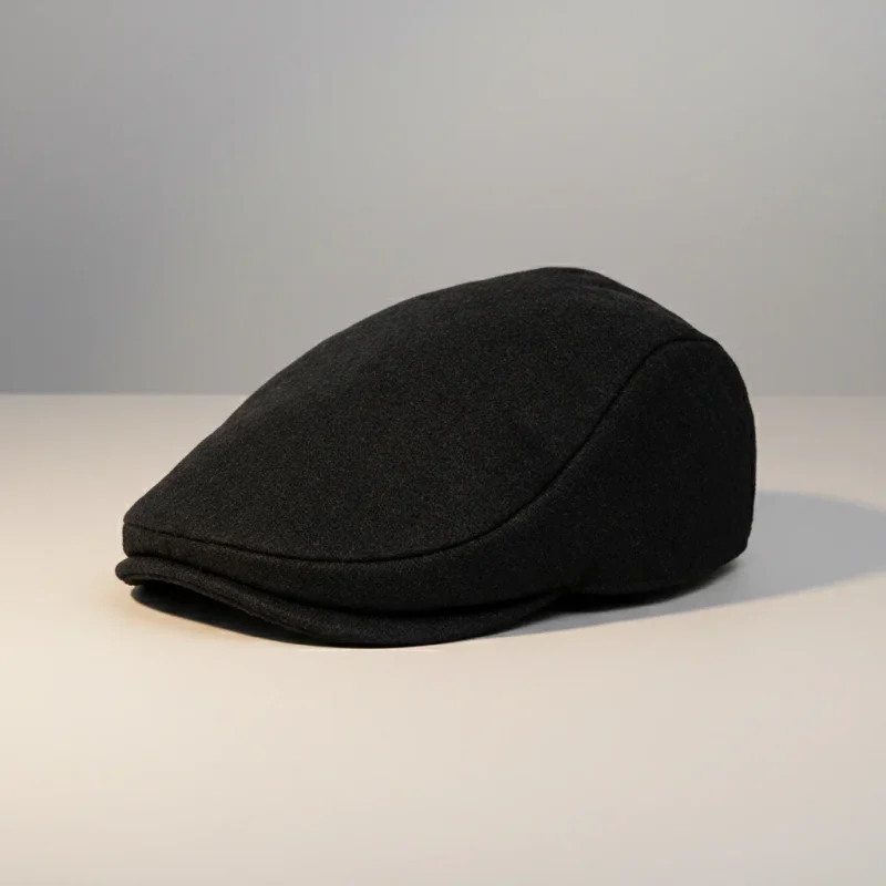 casquette plate laine et polyester vintage - Vue 5 - casquette plate