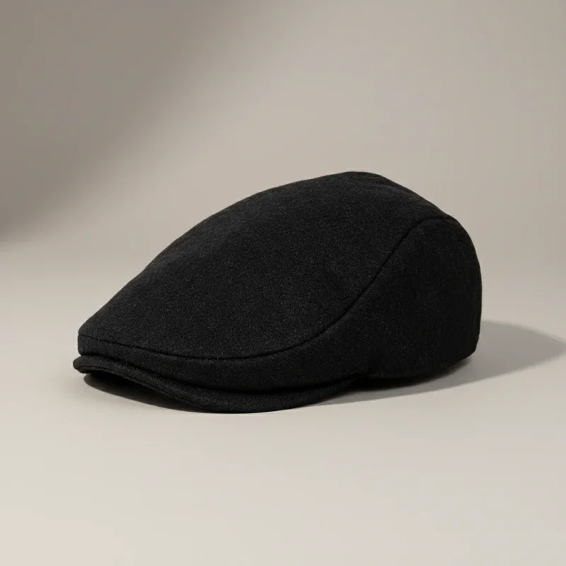 casquette plate laine et polyester vintage - Vue 6 - casquette plate