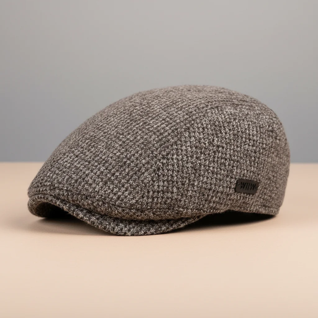 casquette plate laine homme hiver ajustable - Vue 6 - casquette plate