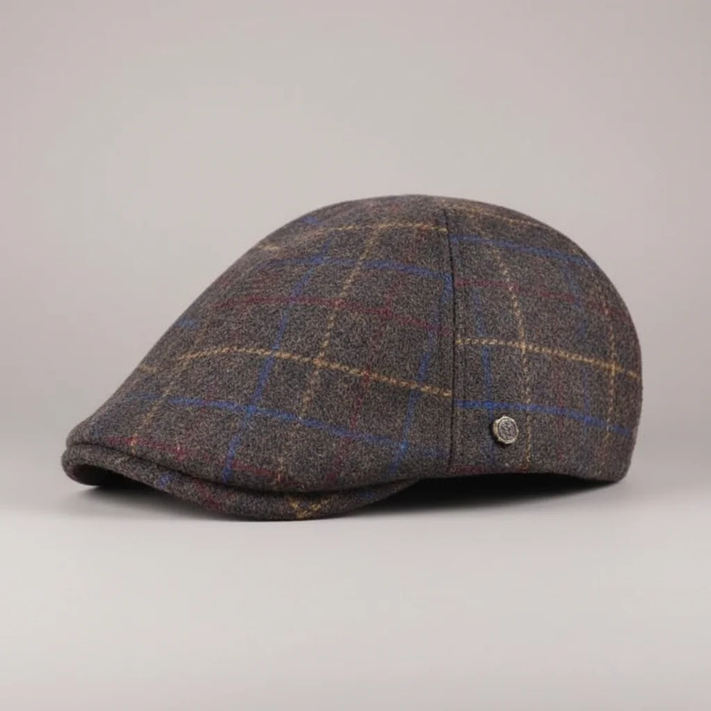 Casquette plate laine homme style authentique - Vue 1 - casquette plate