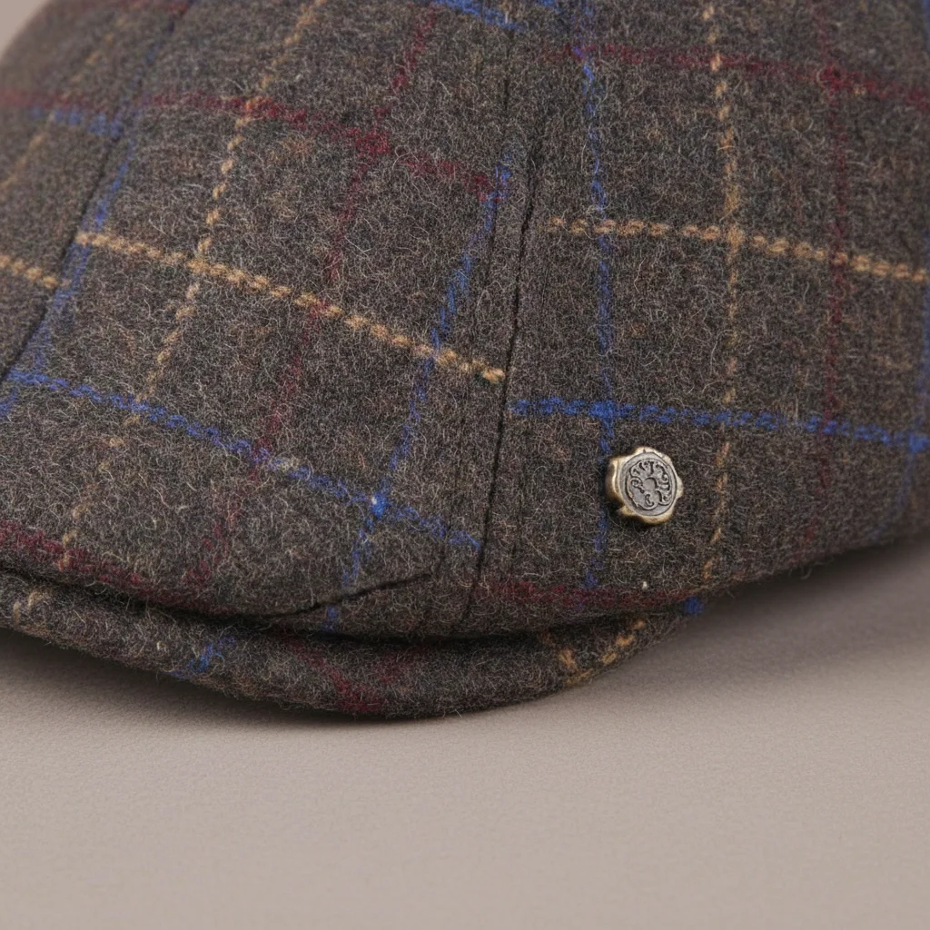 Casquette plate laine homme style authentique - Vue 4 - casquette plate