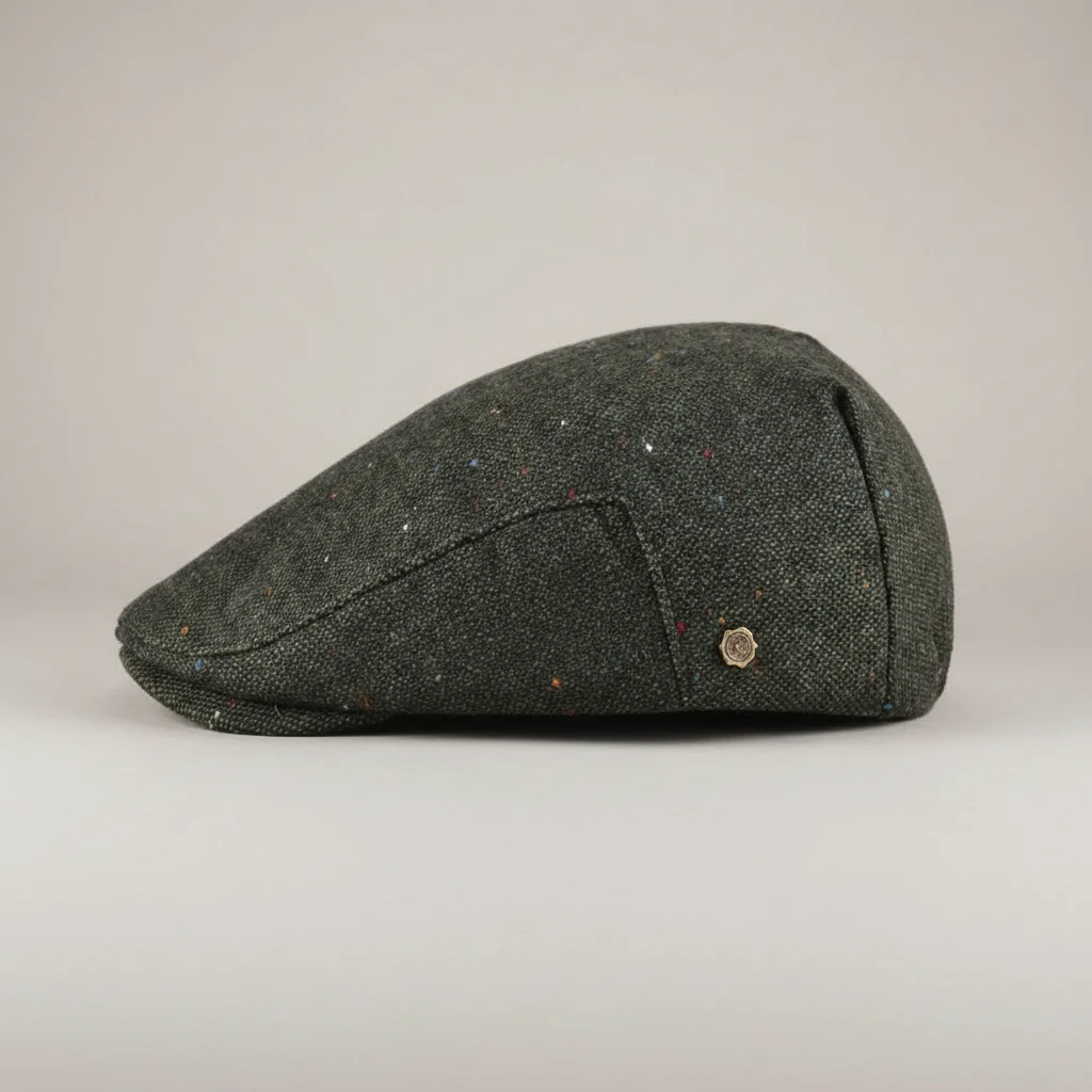 Casquette plate laine homme style campagne ajustable - Vue 2 - casquette plate