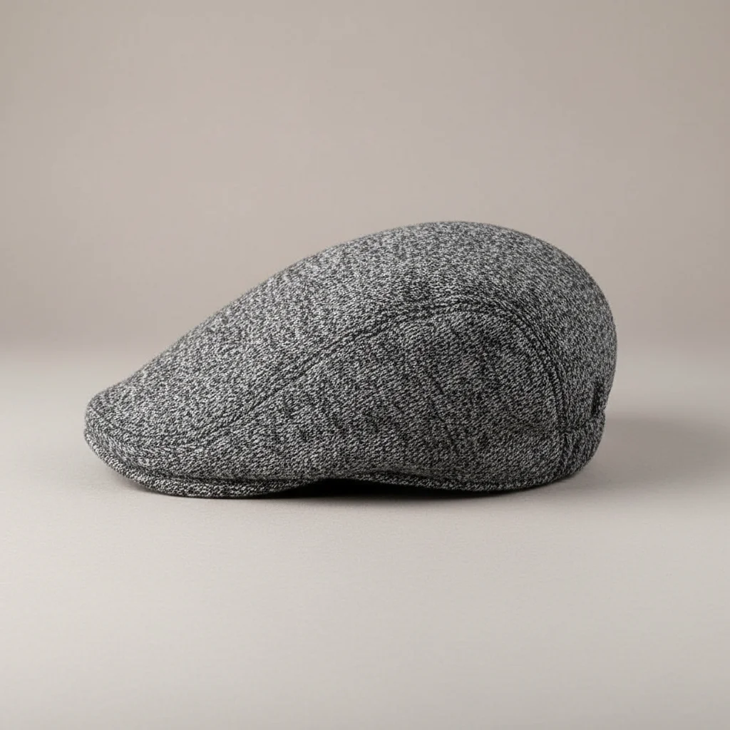 Casquette plate laine homme style hiver ajustable - Vue 2 - casquette plate
