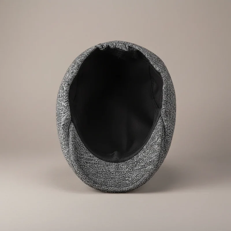 Casquette plate laine homme style hiver ajustable - Vue 3 - casquette plate