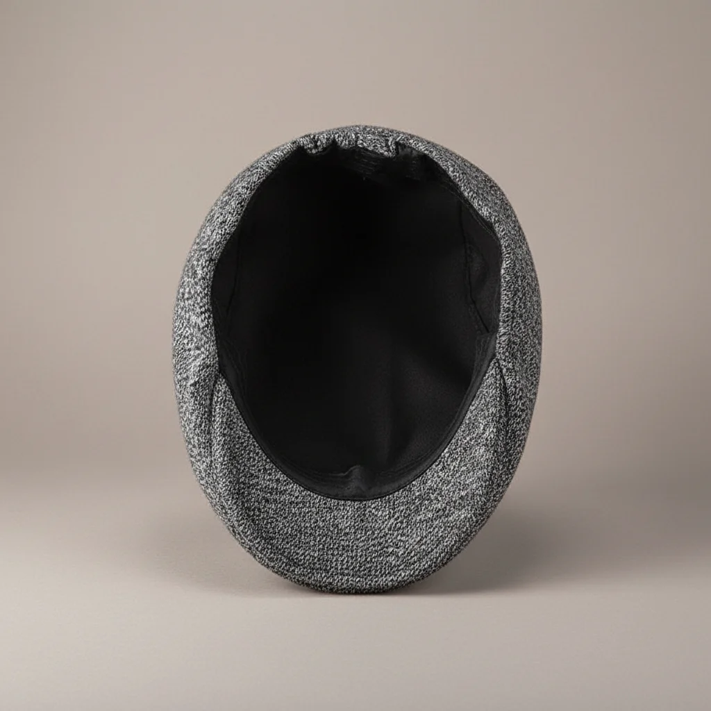 Casquette plate laine homme style hiver ajustable - Vue 3 - casquette plate