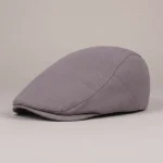 casquette plate lin et coton ajustable - Vue 1 - casquette plate