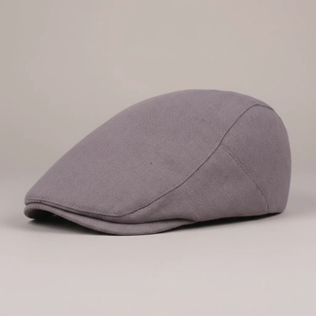 casquette plate lin et coton ajustable - Vue 1 - casquette plate