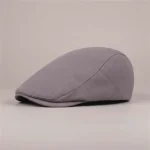 casquette plate lin et coton ajustable - Vue 3 - casquette plate