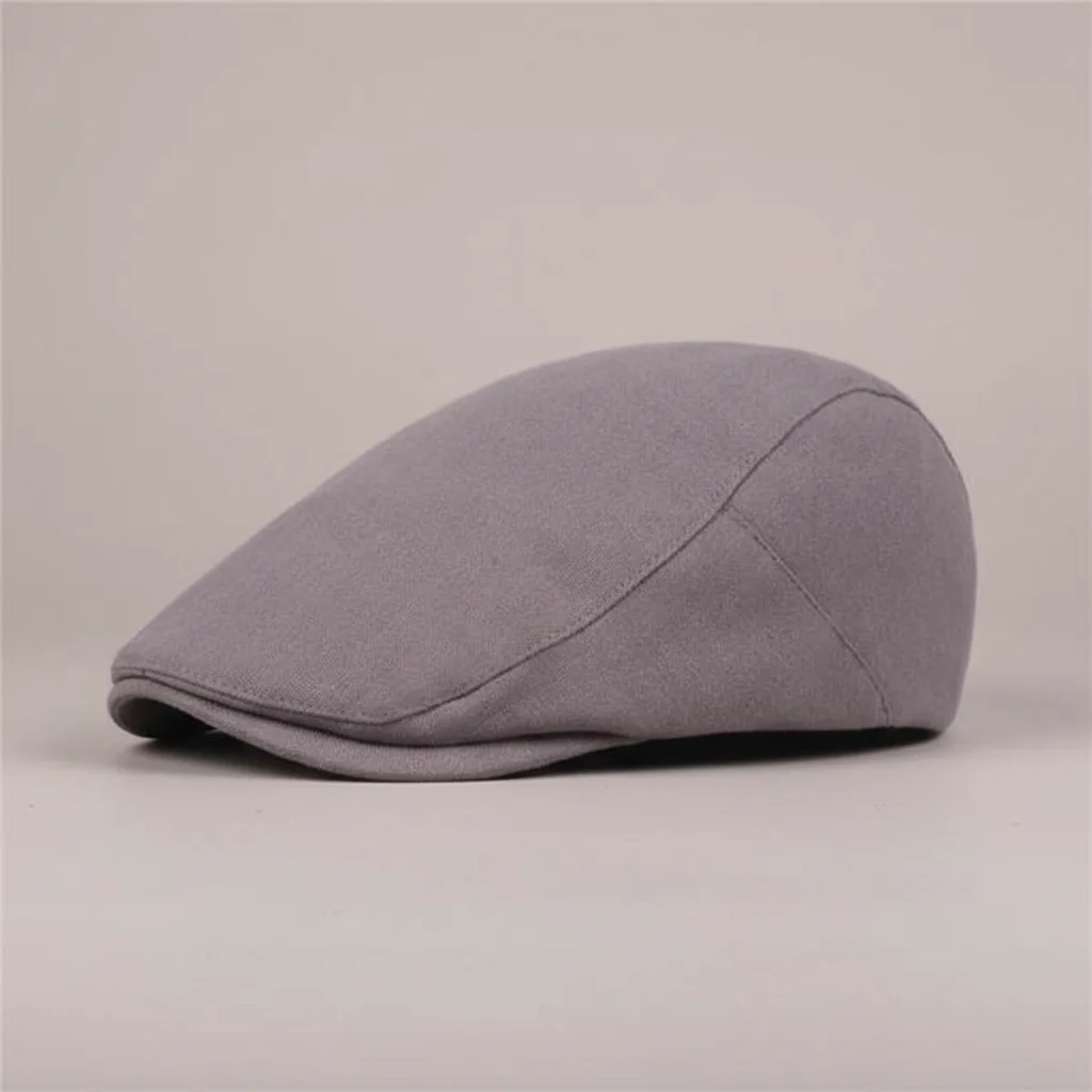 casquette plate lin et coton ajustable - Vue 3 - casquette plate