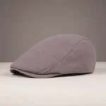 casquette plate lin et coton ajustable - Vue 5 - casquette plate
