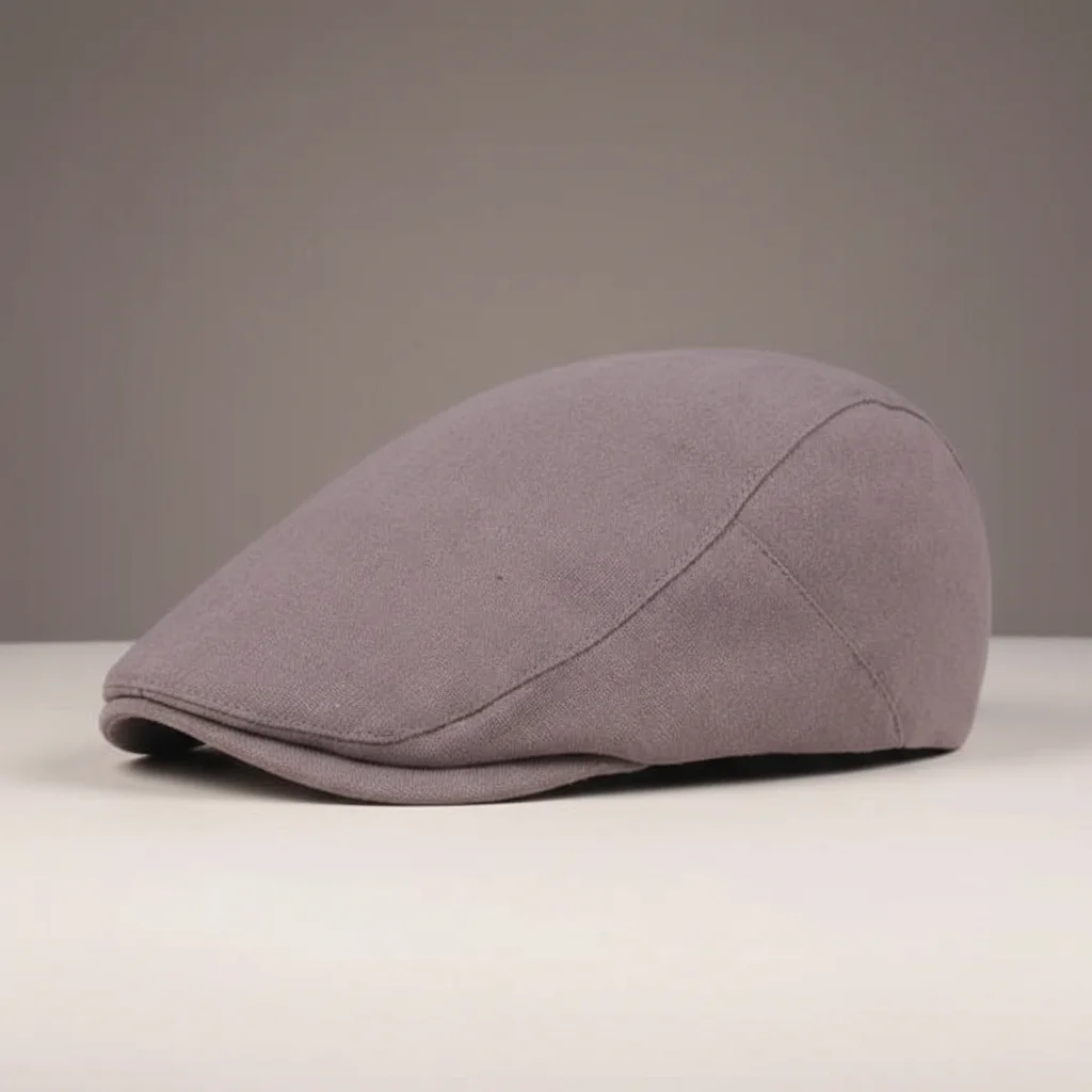 casquette plate lin et coton ajustable - Vue 5 - casquette plate