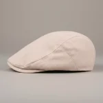 casquette plate lin homme ajustable été - Vue 2 - casquette plate