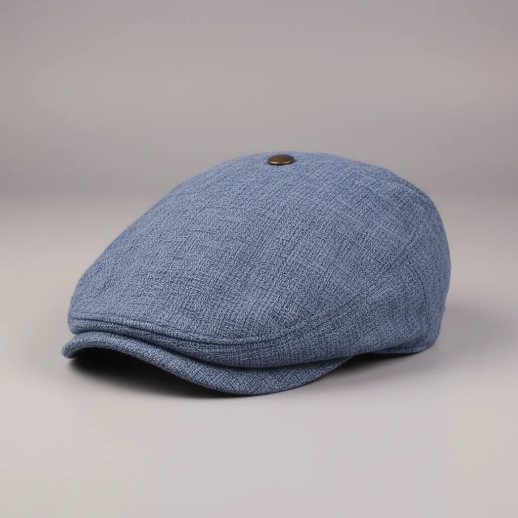 Casquette plate lin homme été ajustable - Vue 5 - casquette plate