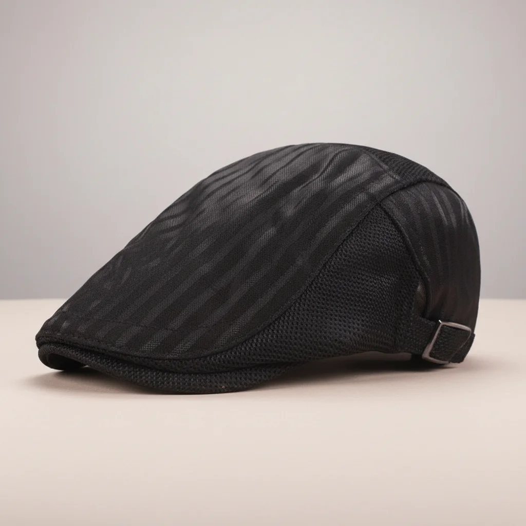 casquette plate polyester homme ajustable - Vue 1 - casquette plate