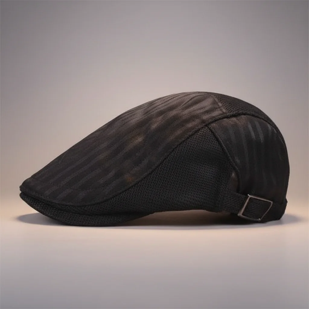 casquette plate polyester homme ajustable - Vue 2 - casquette plate