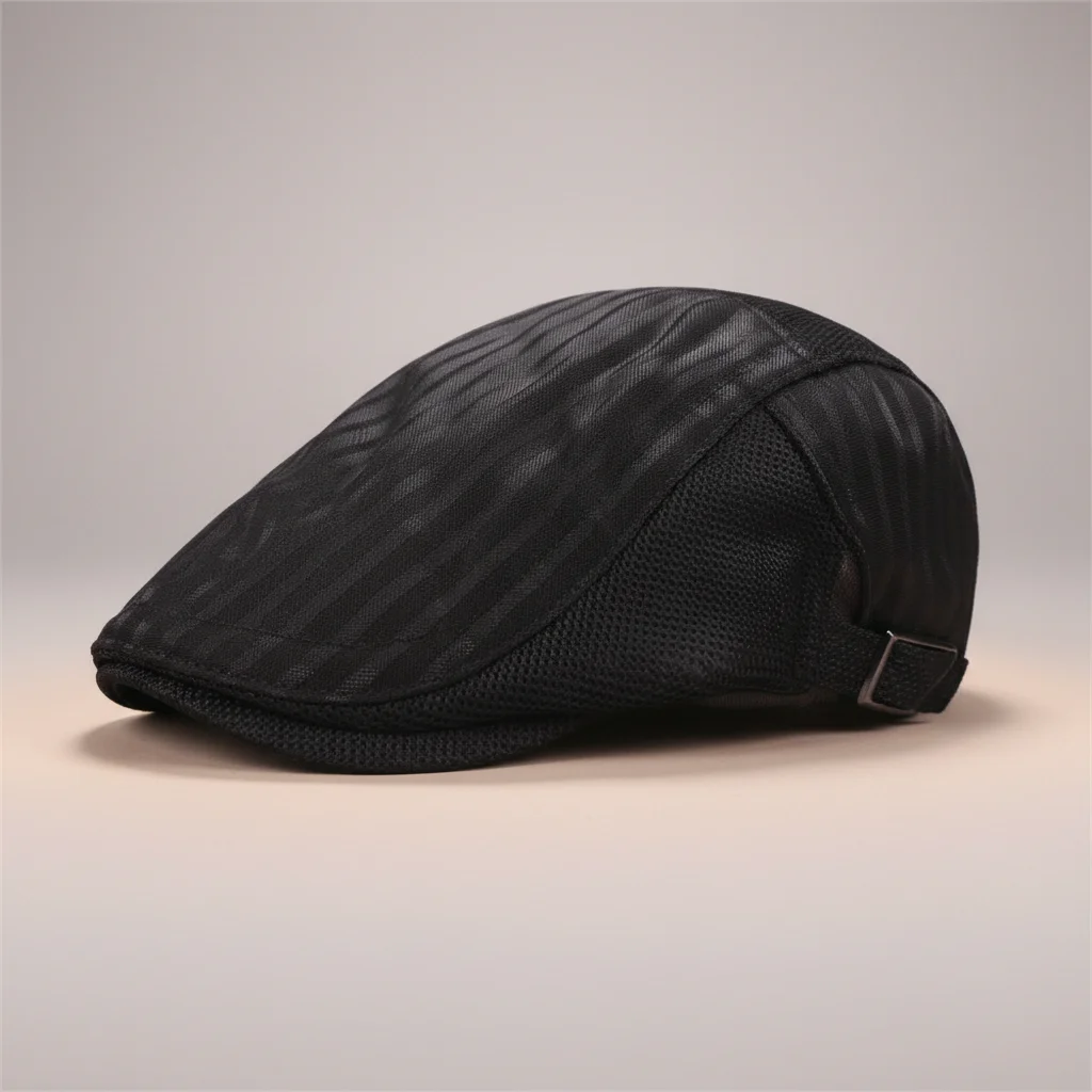 casquette plate polyester homme ajustable - Vue 3 - casquette plate