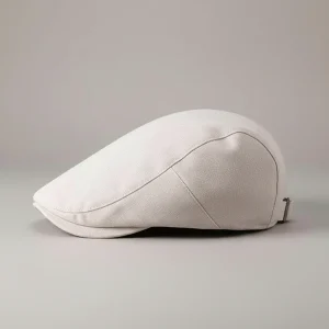 Casquette plate polyester homme ajustable beige - Vue 2 - casquette plate