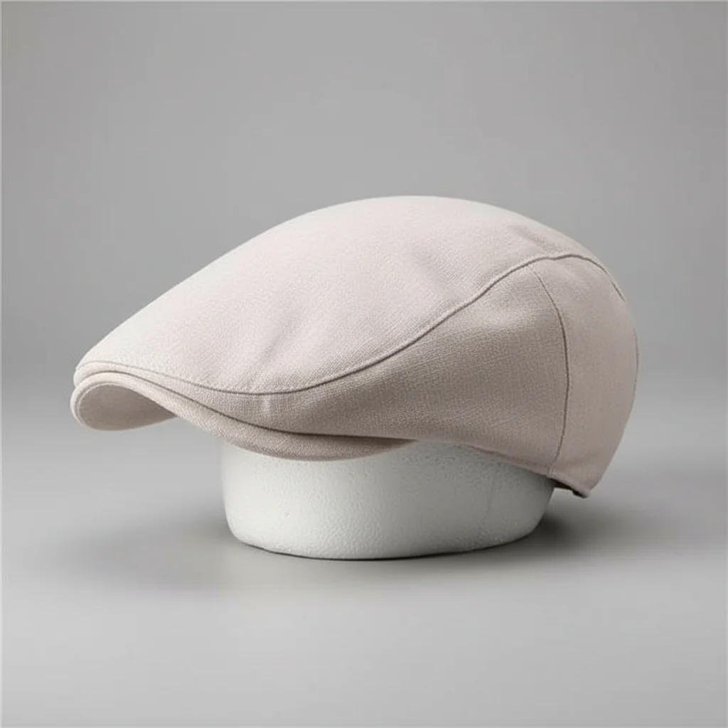 Casquette plate polyester homme ajustable beige - Vue 5 - casquette plate