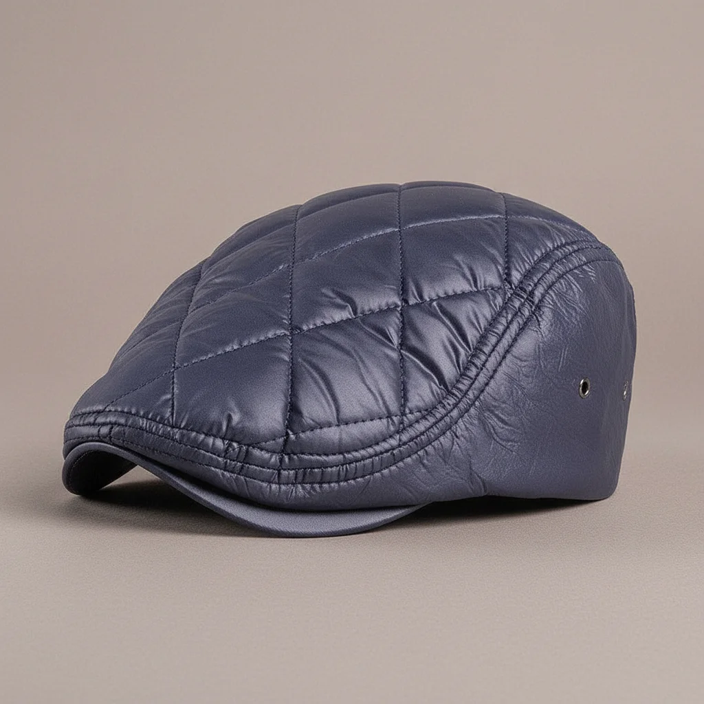 Casquette plate polyester homme ajustable confort - Vue 1 - casquette plate