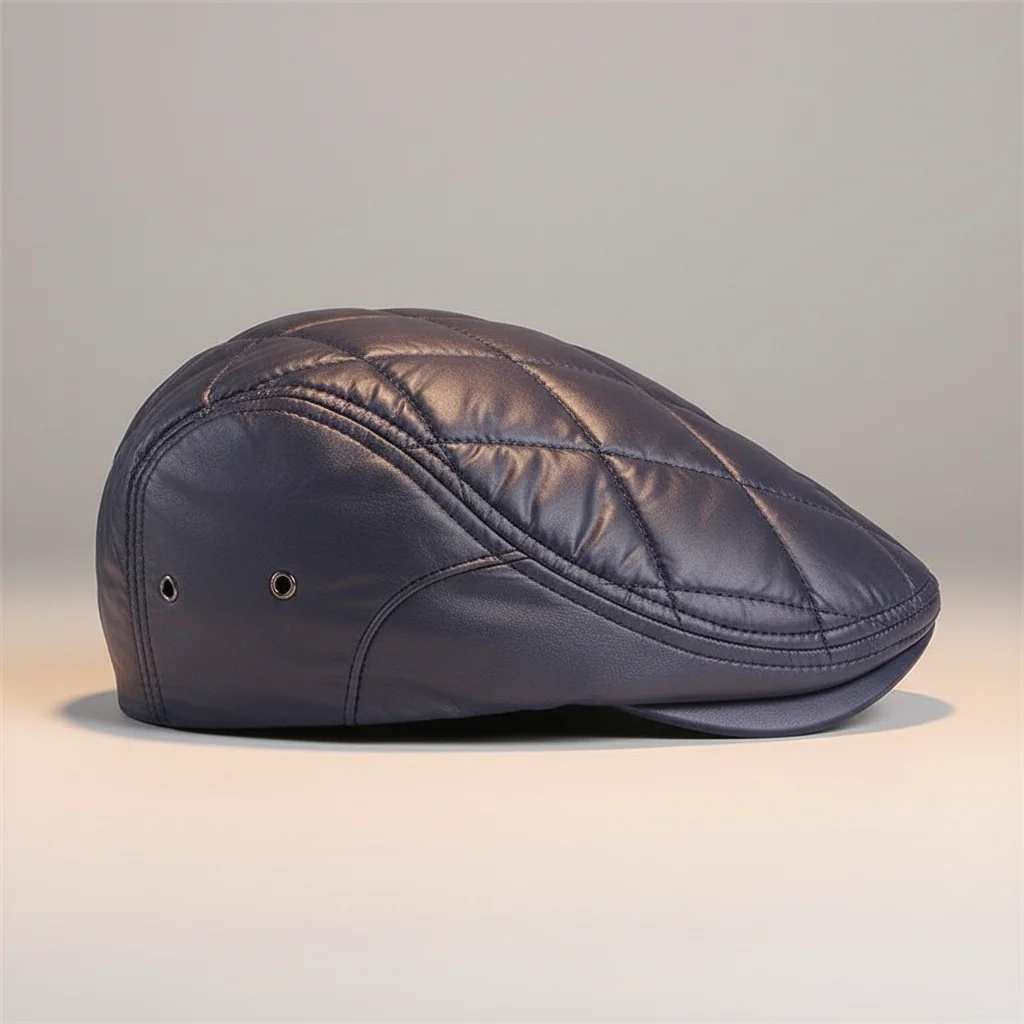 Casquette plate polyester homme ajustable confort - Vue 2 - casquette plate