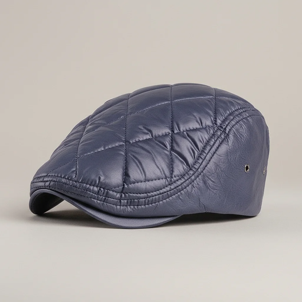 Casquette plate polyester homme ajustable confort - Vue 5 - casquette plate
