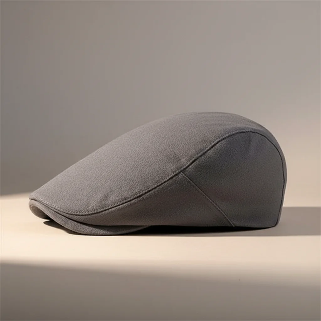 Casquette plate polyester homme ajustable style moderne - Vue 2 - casquette plate