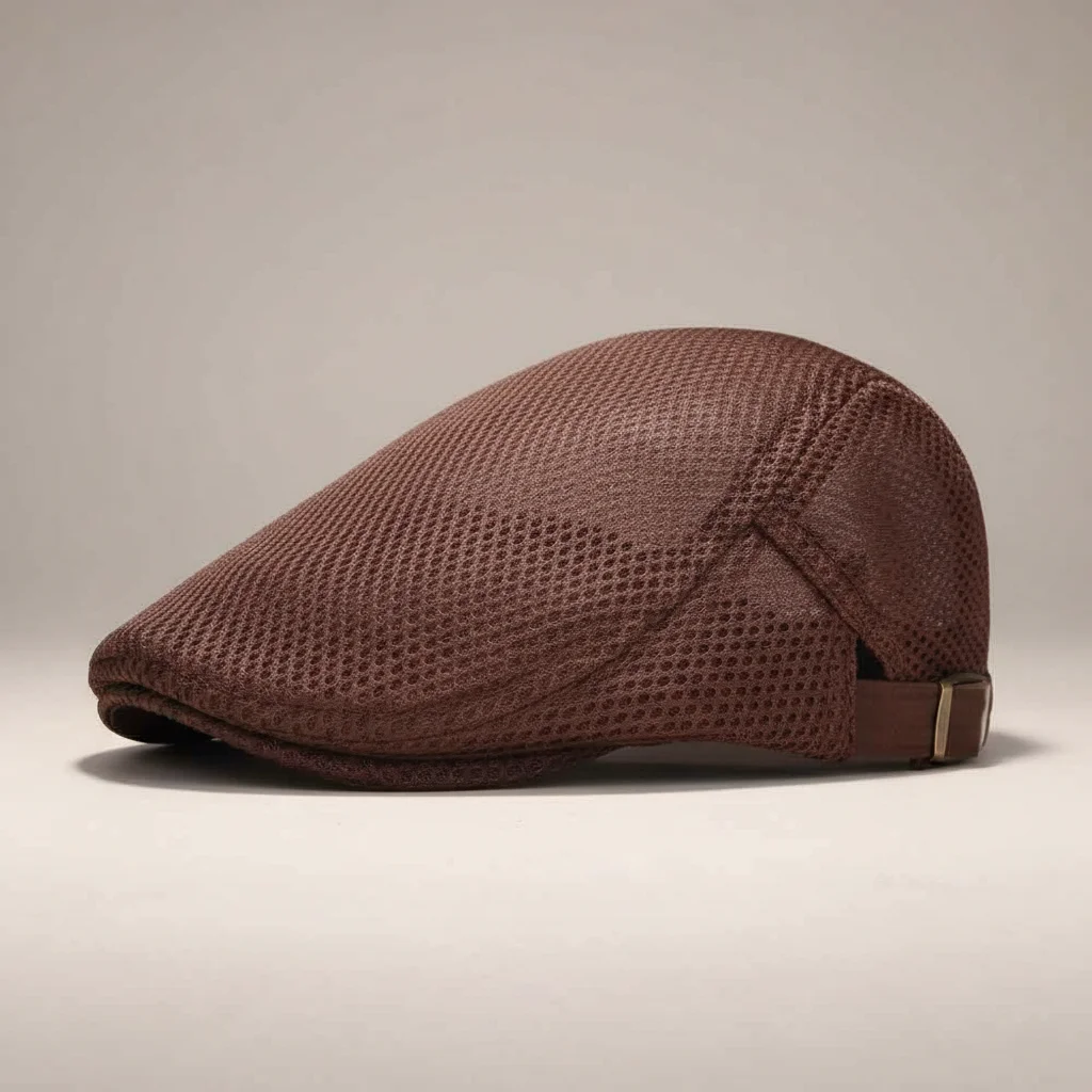 Casquette plate polyester homme été aérée - Vue 2 - casquette plate