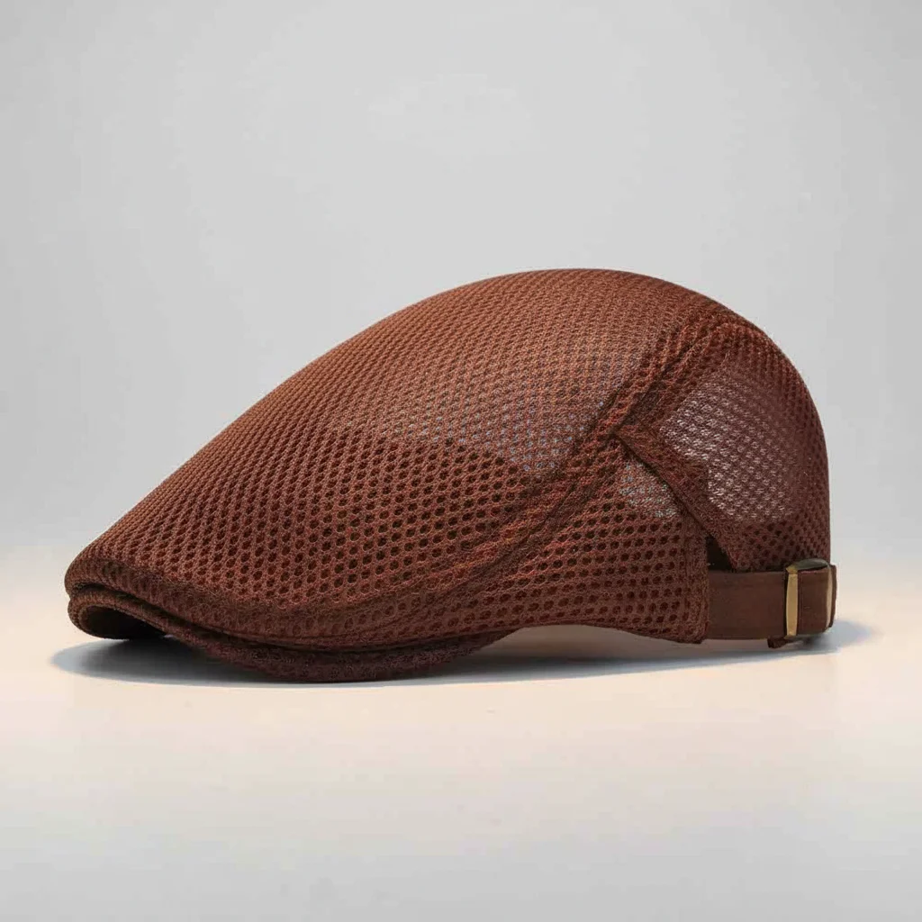 Casquette plate polyester homme été aérée - Vue 3 - casquette plate