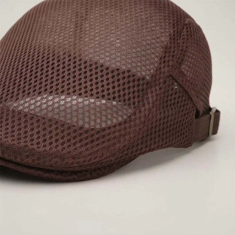 Casquette plate polyester homme été aérée - Vue 4 - casquette plate