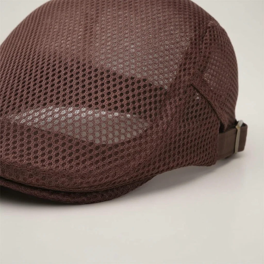 Casquette plate polyester homme été aérée - Vue 4 - casquette plate
