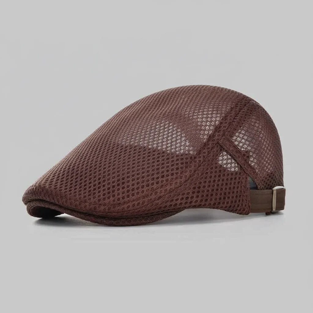 Casquette plate polyester homme été aérée - Vue 5 - casquette plate