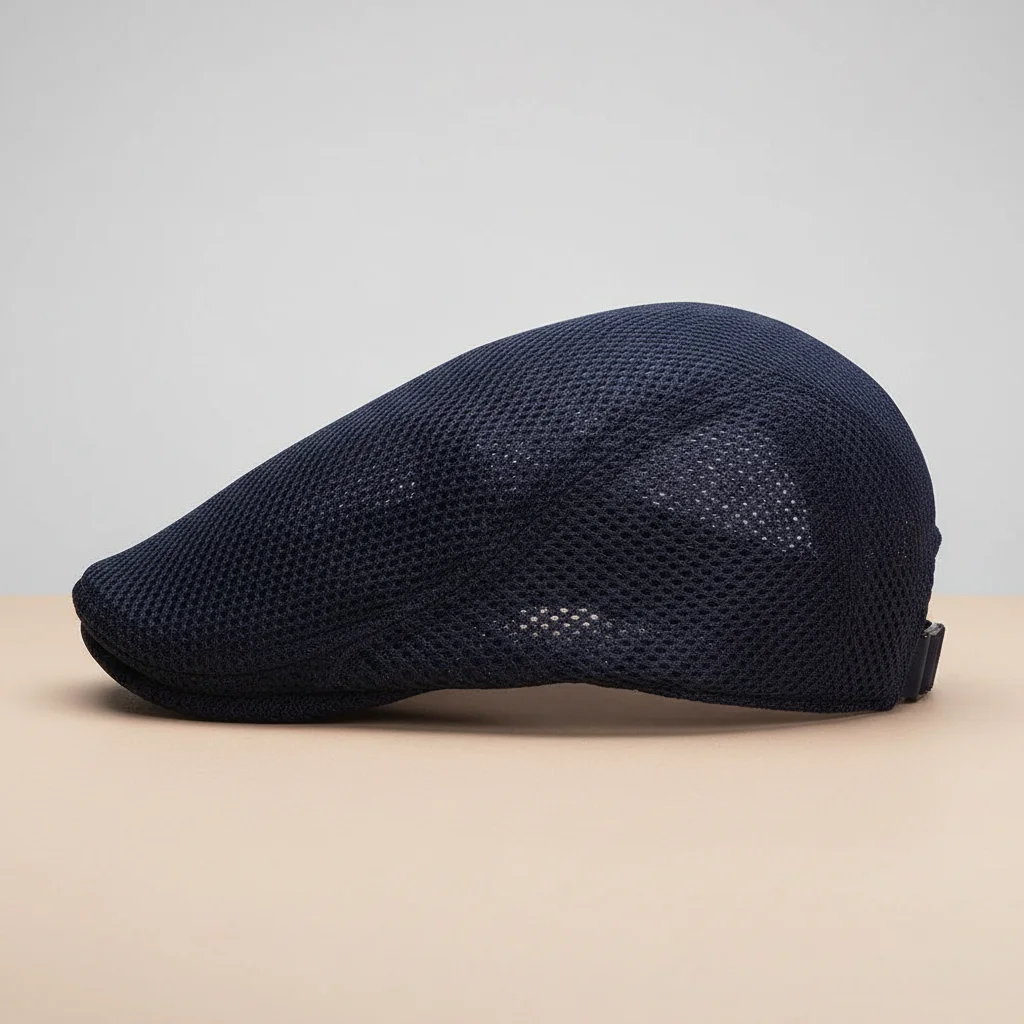 casquette plate polyester homme été ajustable - Vue 2 - casquette plate