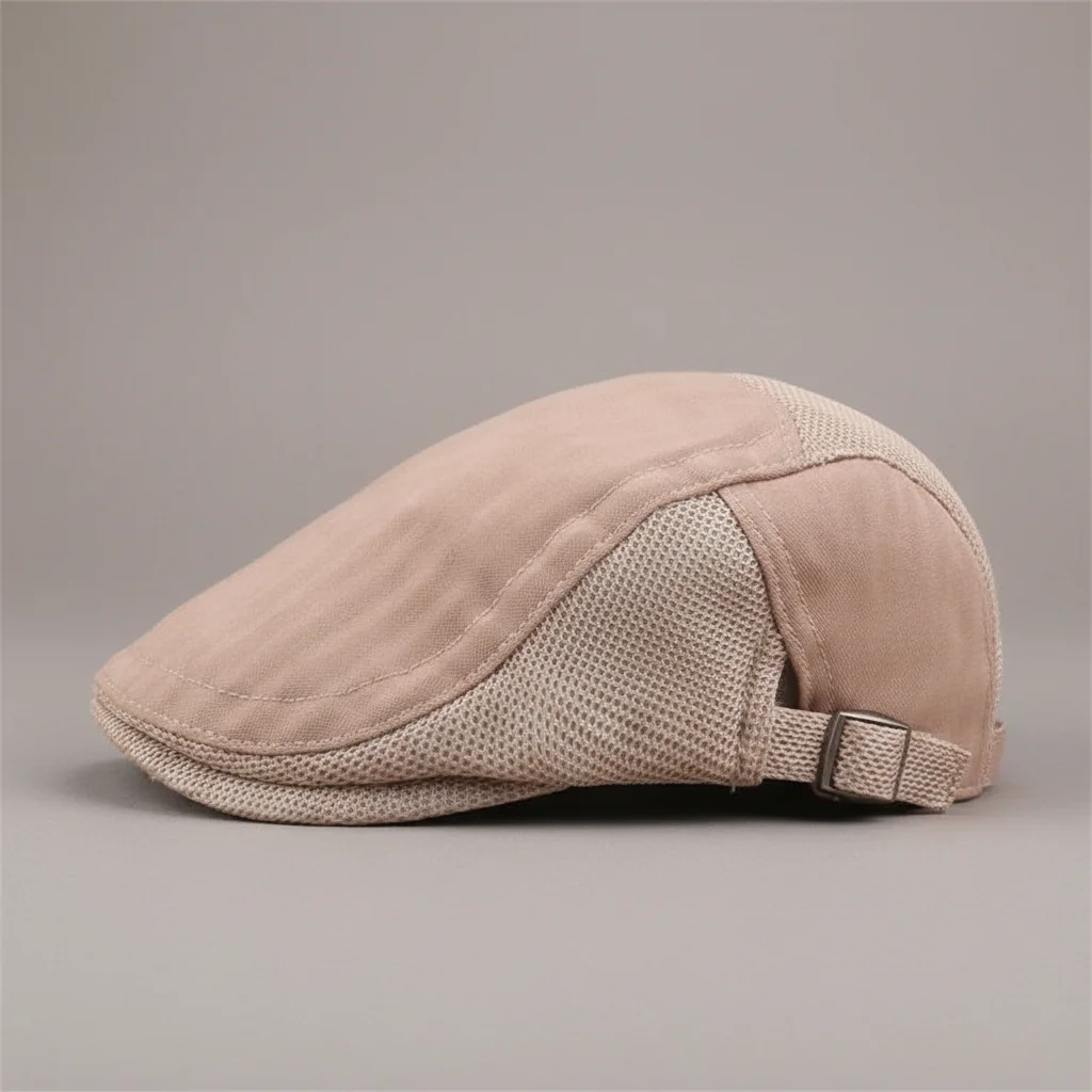 Casquette plate polyester homme été respirant - Vue 2 - casquette plate