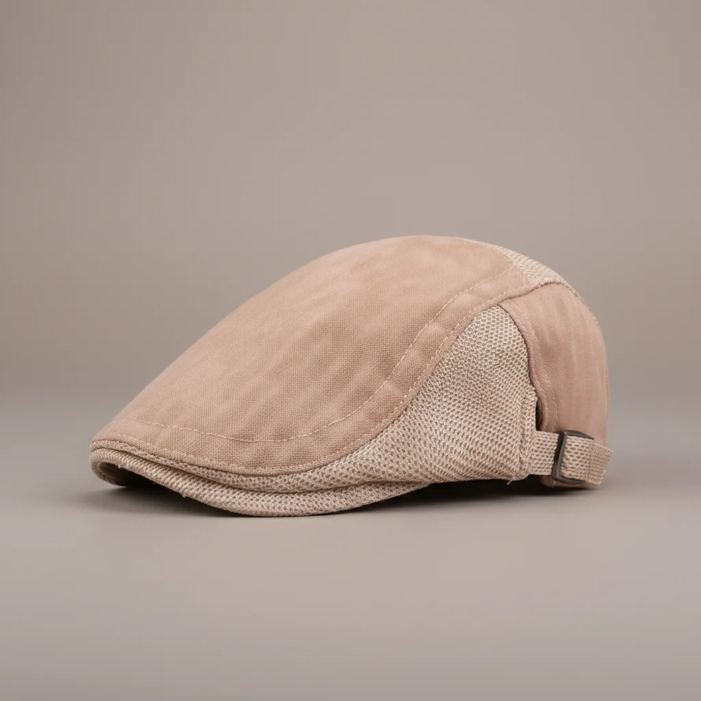 Casquette plate polyester homme été respirant - Vue 5 - casquette plate