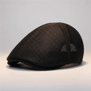 Casquette plate polyester homme maille aérée - Vue 1 - casquette plate