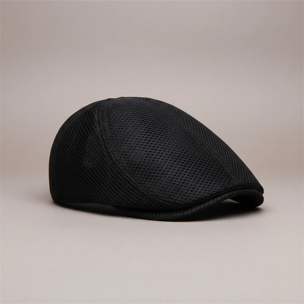 Casquette plate polyester homme maille aérée - Vue 3 - casquette plate