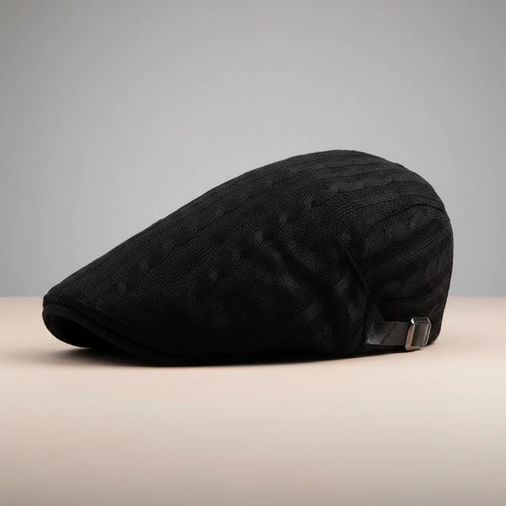 Casquette plate polyester homme style soigné - Vue 1 - casquette plate