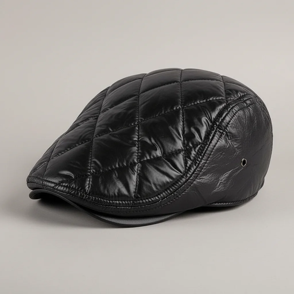 Casquette plate polyester homme style soigné - Vue 3 - casquette plate