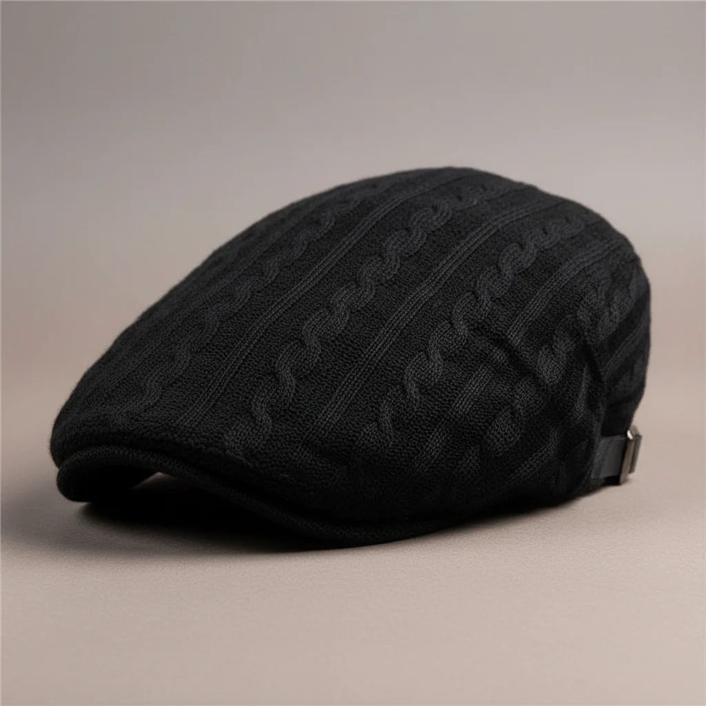 Casquette plate polyester homme style soigné - Vue 4 - casquette plate