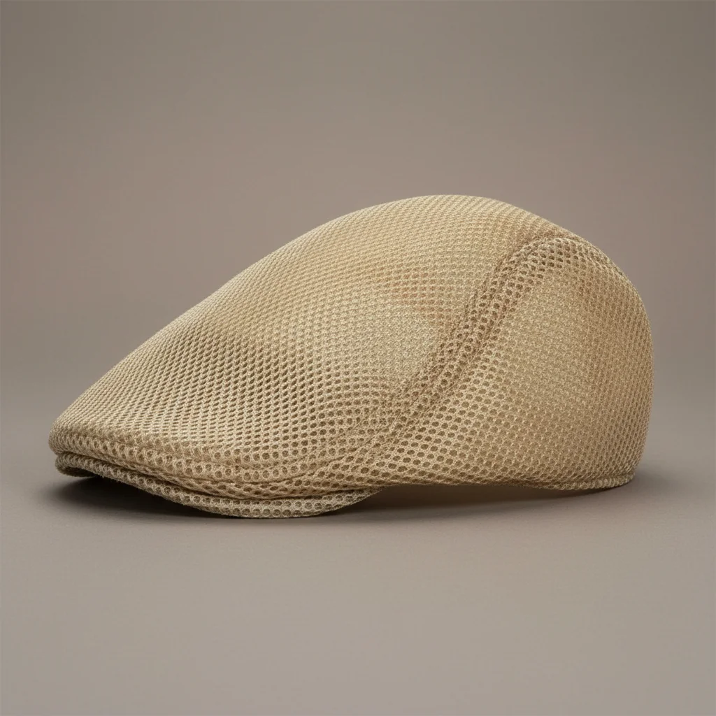 Casquette plate polyester maille aérée été - Vue 1 - casquette plate