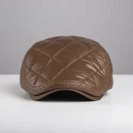 casquette plate polyester matelassé homme - Vue 1 - casquette plate