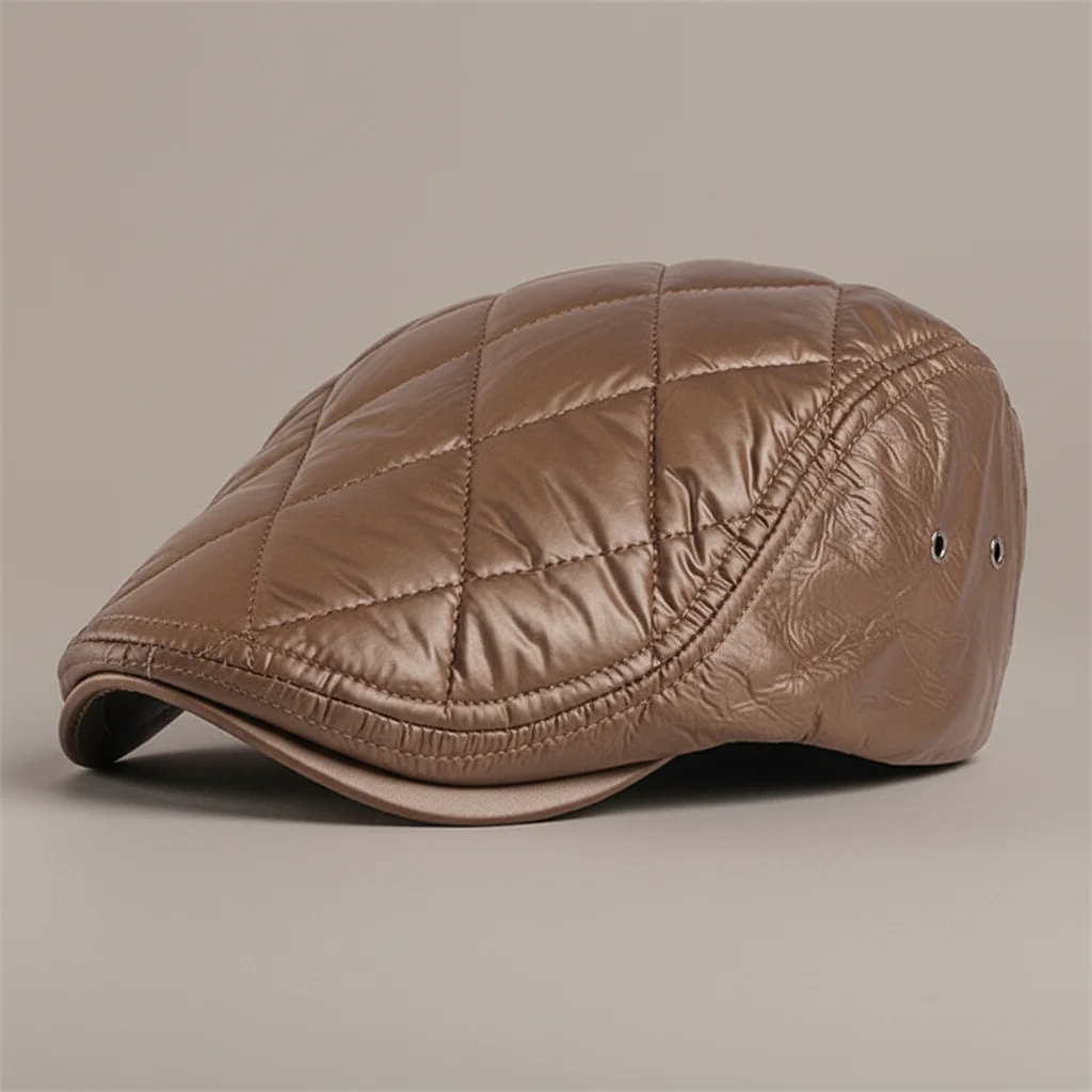 casquette plate polyester matelassé homme - Vue 5 - casquette plate