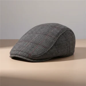 Casquette plate polyester motif chevrons - Vue 1 - casquette plate