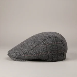 Casquette plate polyester motif chevrons - Vue 2 - casquette plate