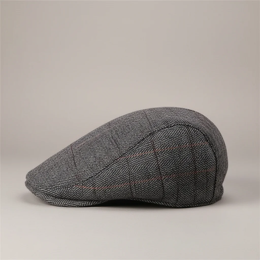 Casquette plate polyester motif chevrons - Vue 2 - casquette plate
