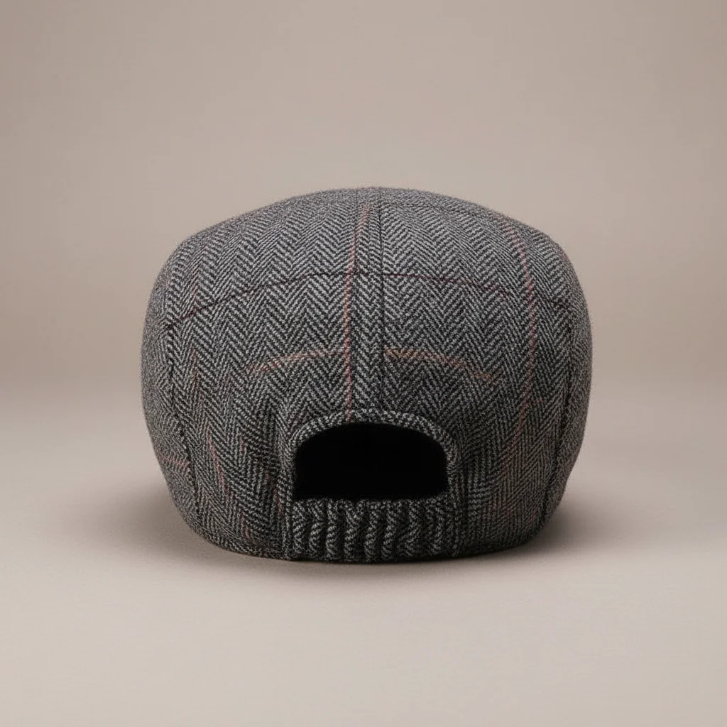 Casquette plate polyester motif chevrons - Vue 3 - casquette plate